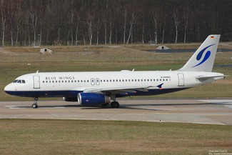 D-ANNG - Blue Wings - Airbus A320-232 by Thomas Goldschrafe