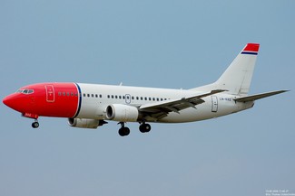 LN-KKE - Norwegian Air Shuttle - Boeing 737-33A