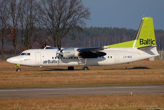 LY-BAZ - Air Baltic - Fokker F-50